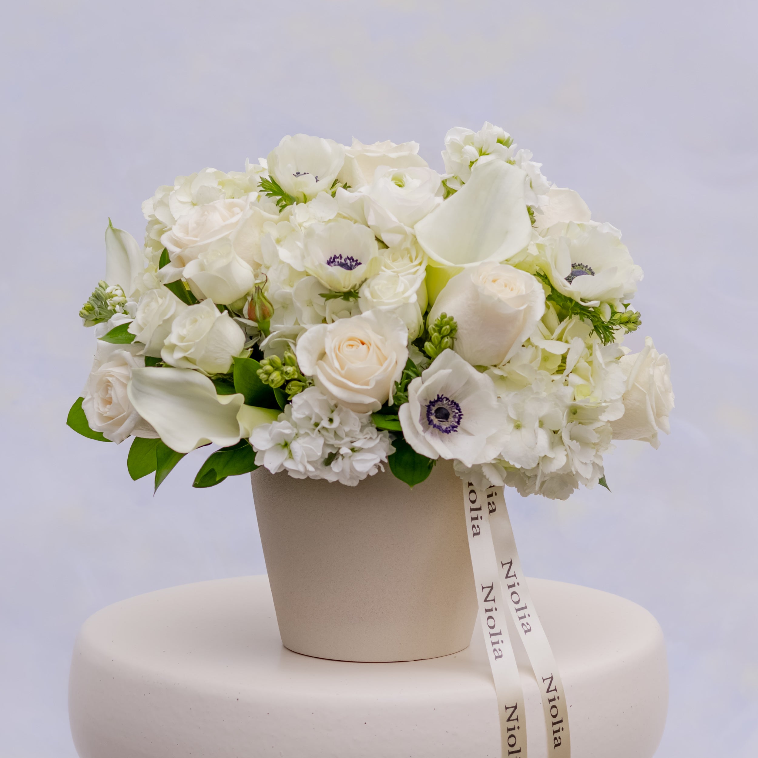 White Garden Flower Arrangement