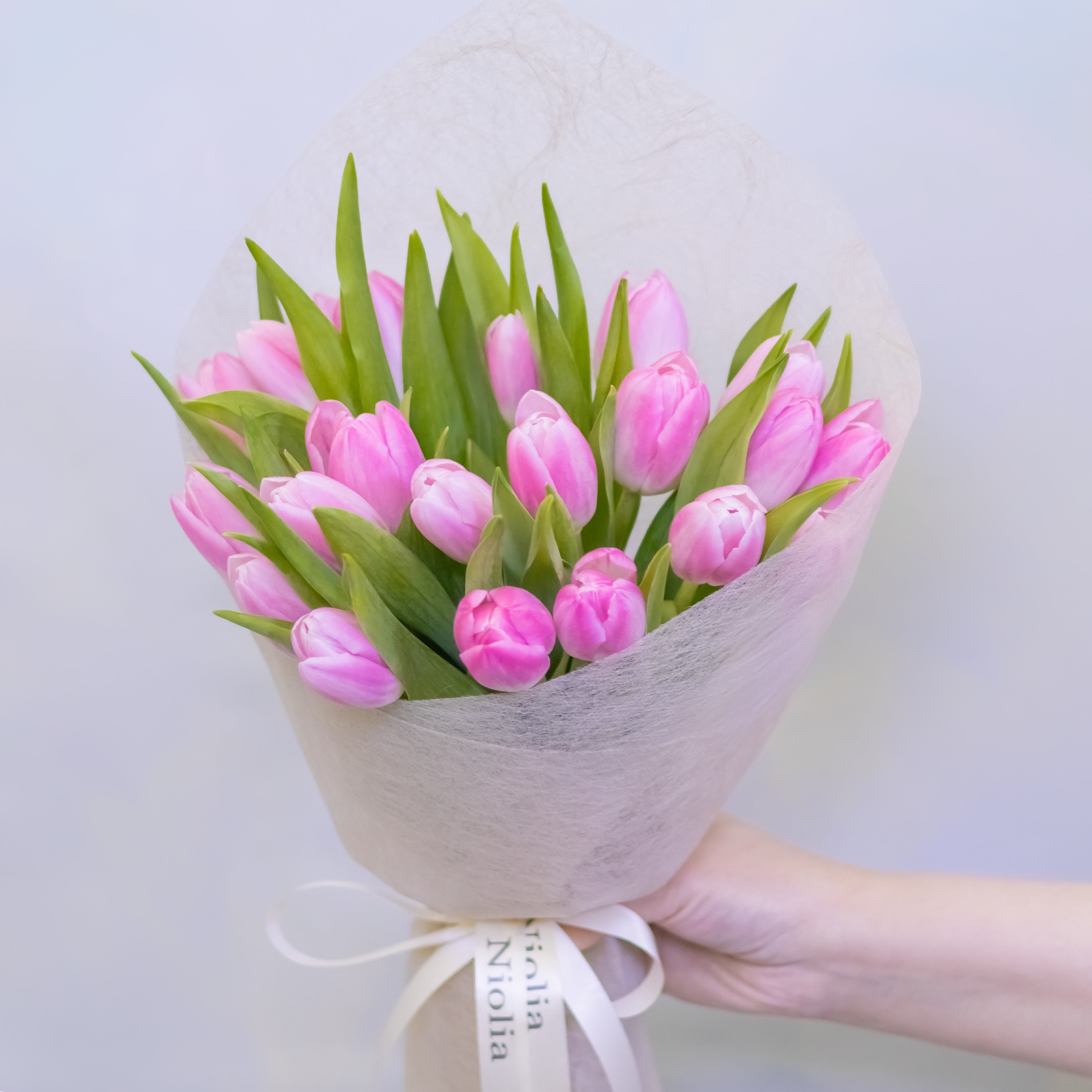 Signature Tulip Wrap Bouquet