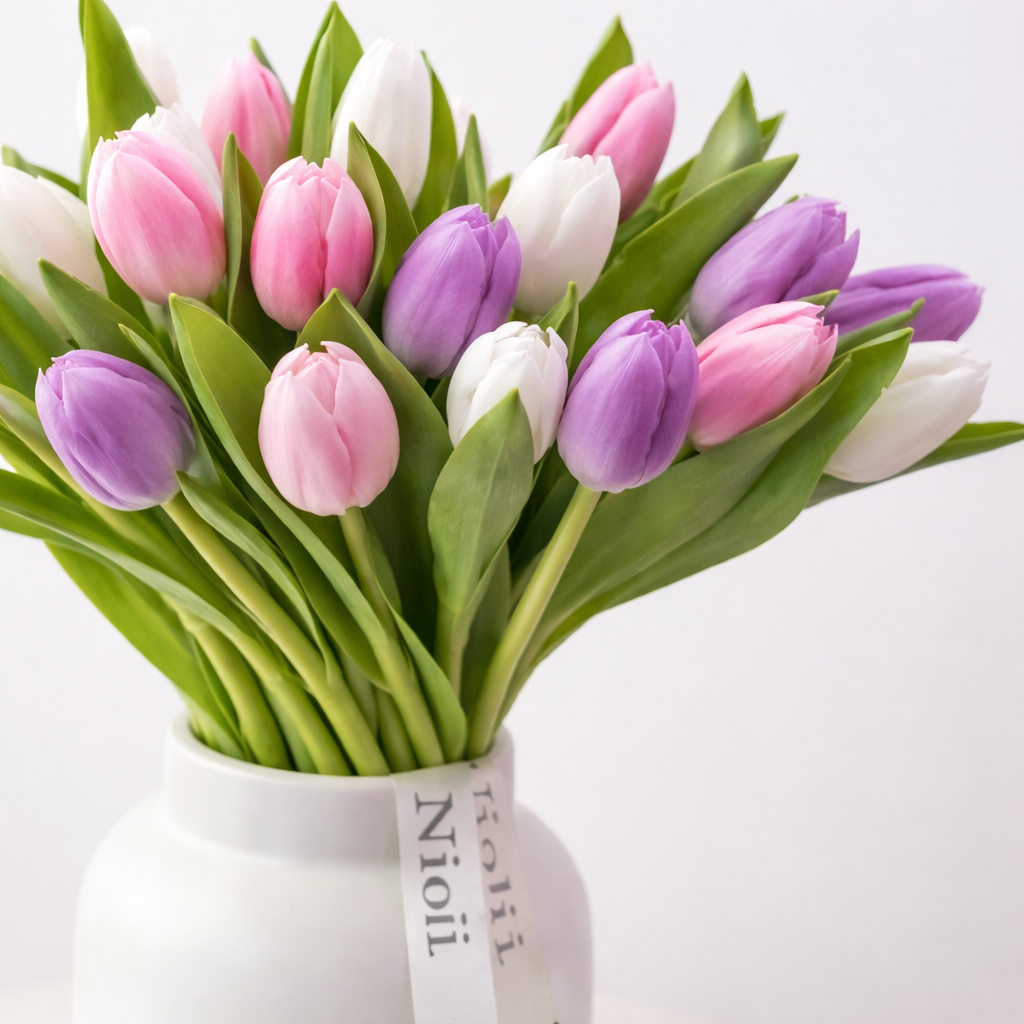 Petite Tulips in Pastel