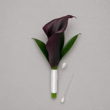 Velvet Night Boutonniere