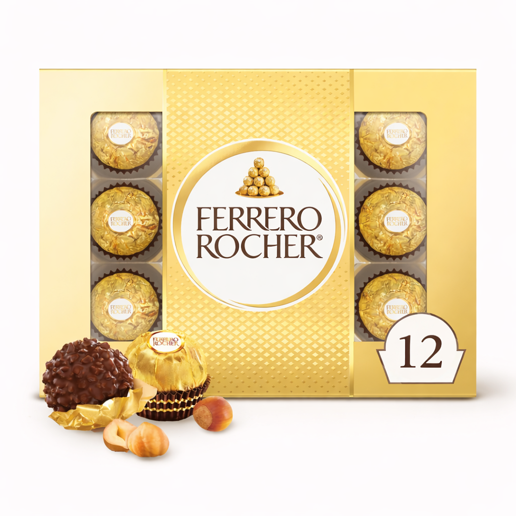 Ferrero Rocher 12-Piece Chocolate Gift Box