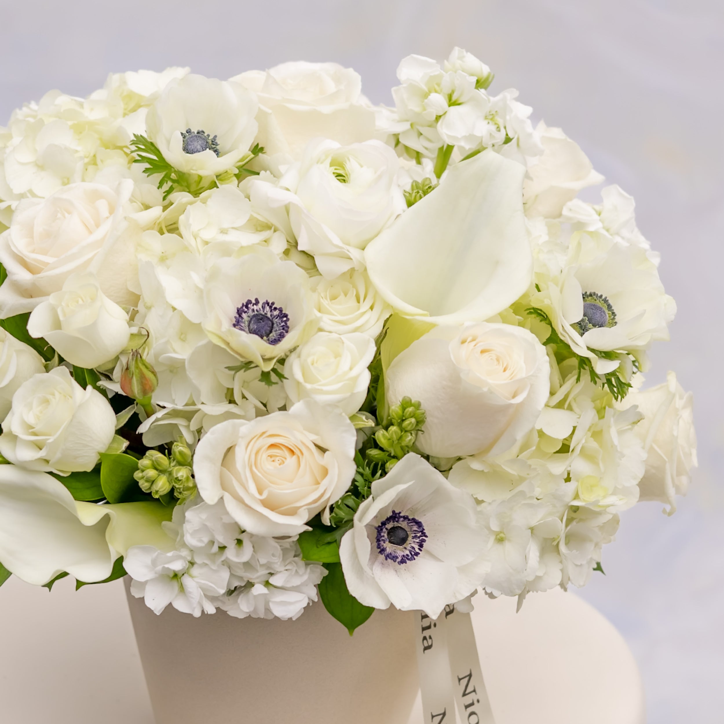 White Garden Flower Arrangement