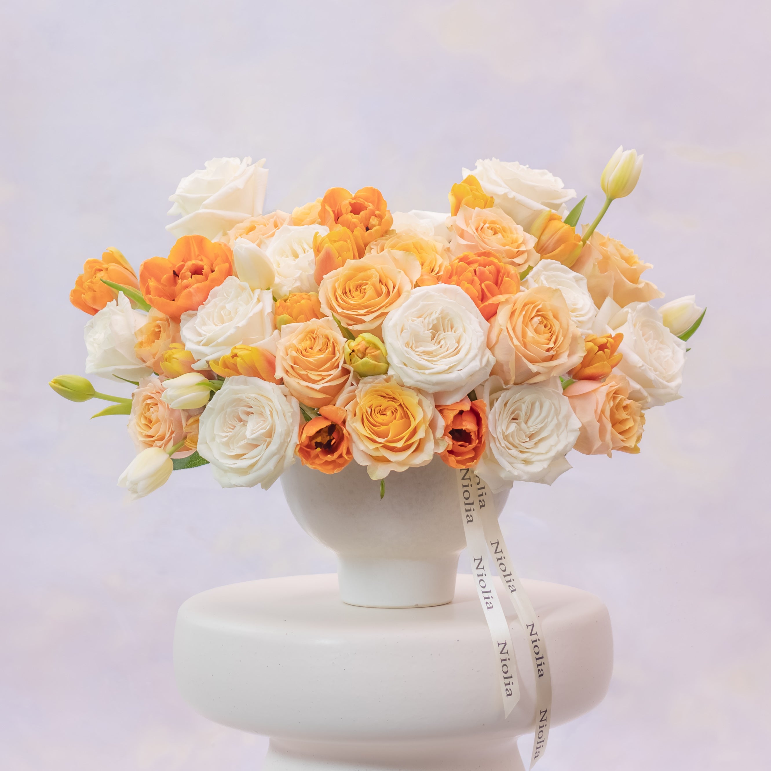 Peach Orchard in Bloom