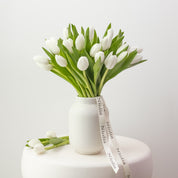 Petite Tulips in White