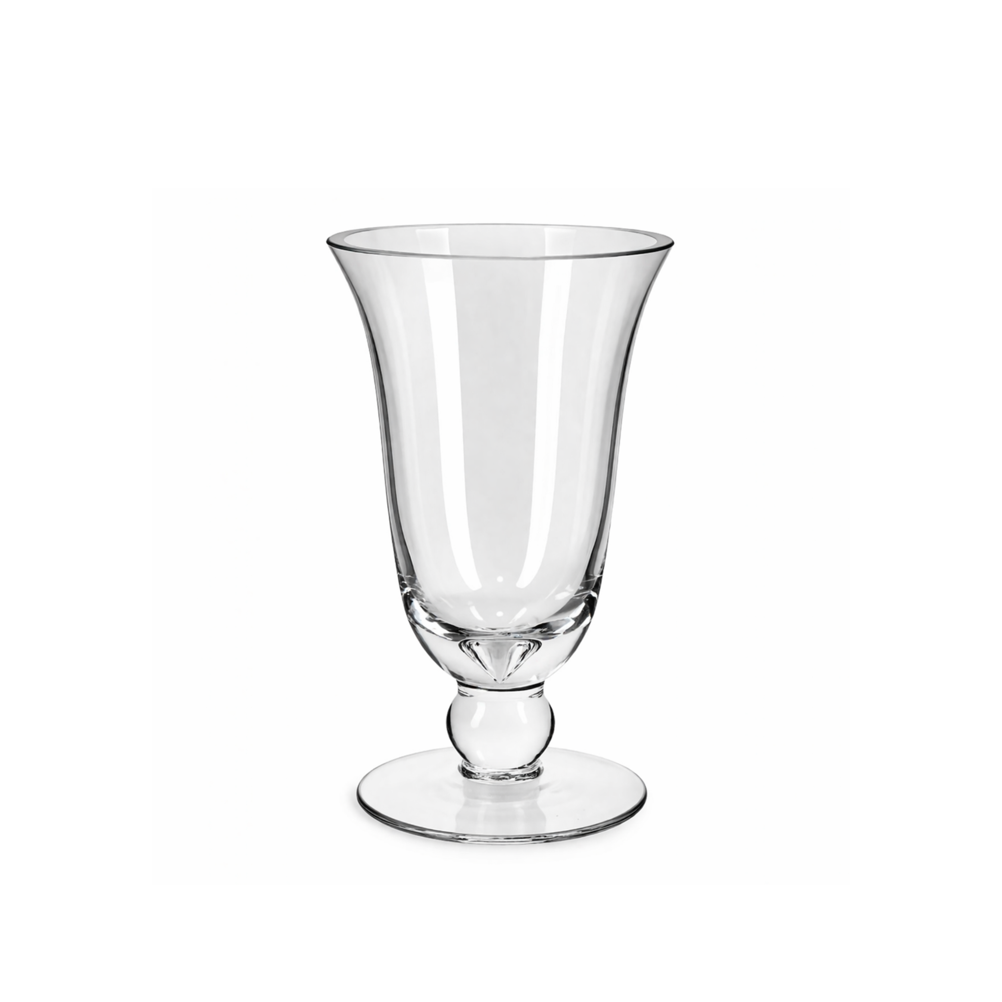 Elegant Pedestal Glass Vase
