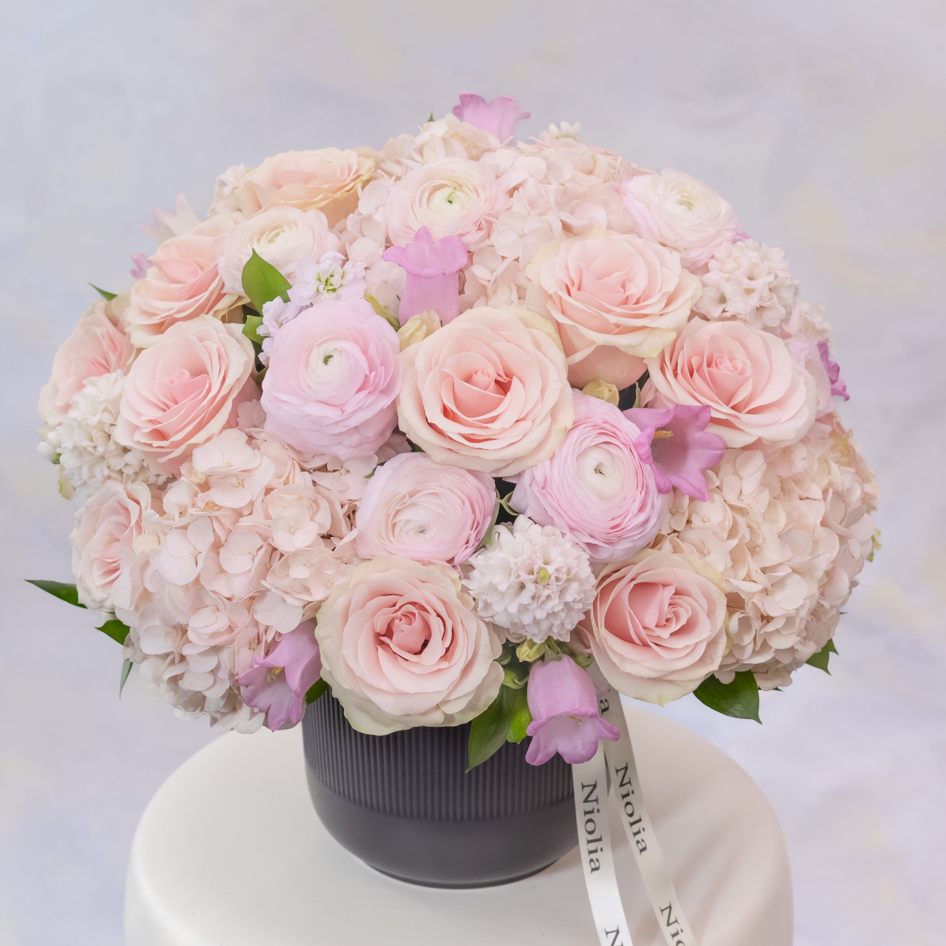 Deluxe Blush Flower Arrangement