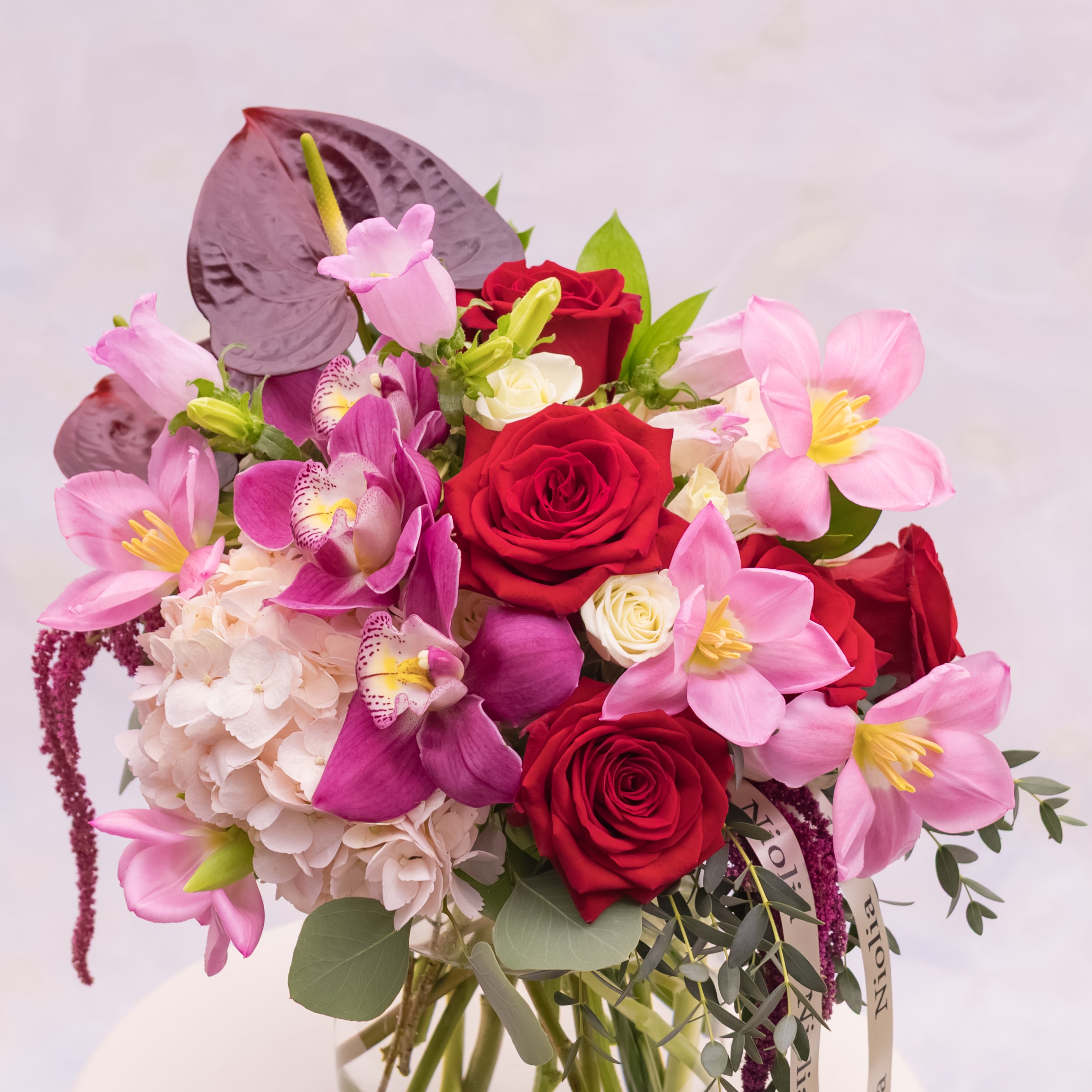 Rose &amp; Orchid Flower Arrangement